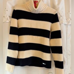 Paul and Shark striped yachting turtleneck for women